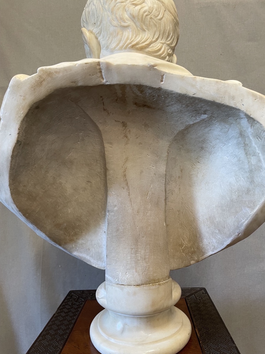 Buste en marbre de Brutus XVII-photo-5