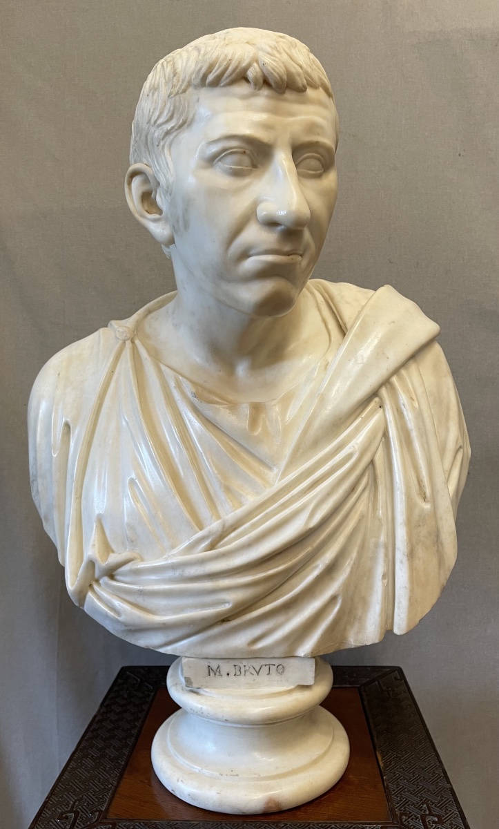 Buste en marbre de Brutus XVII-photo-6