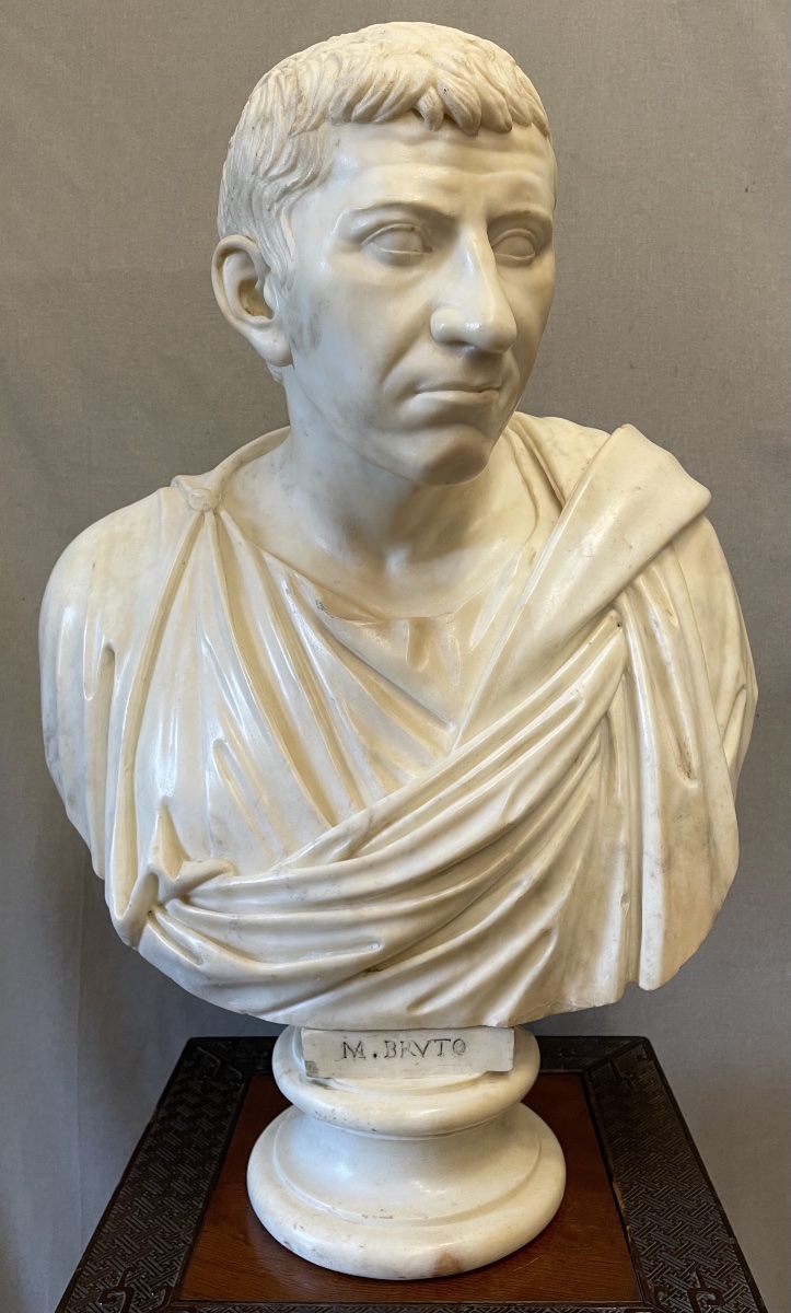 Buste en marbre de Brutus XVII