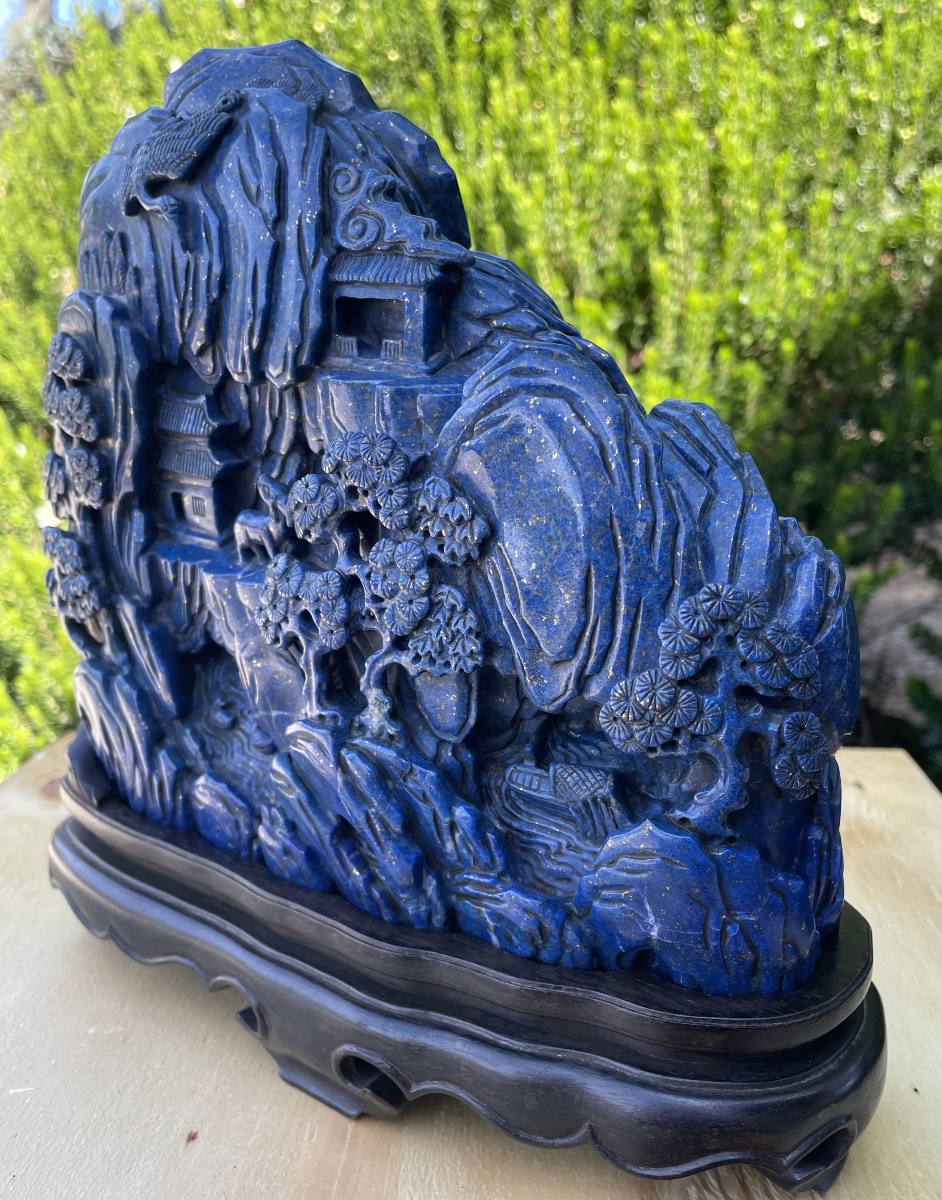 Lapis Lazuli Sculpture, China, 20th Century  -photo-3