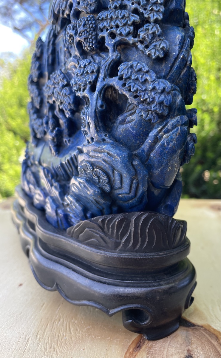Lapis Lazuli Sculpture, China, 20th Century  -photo-7