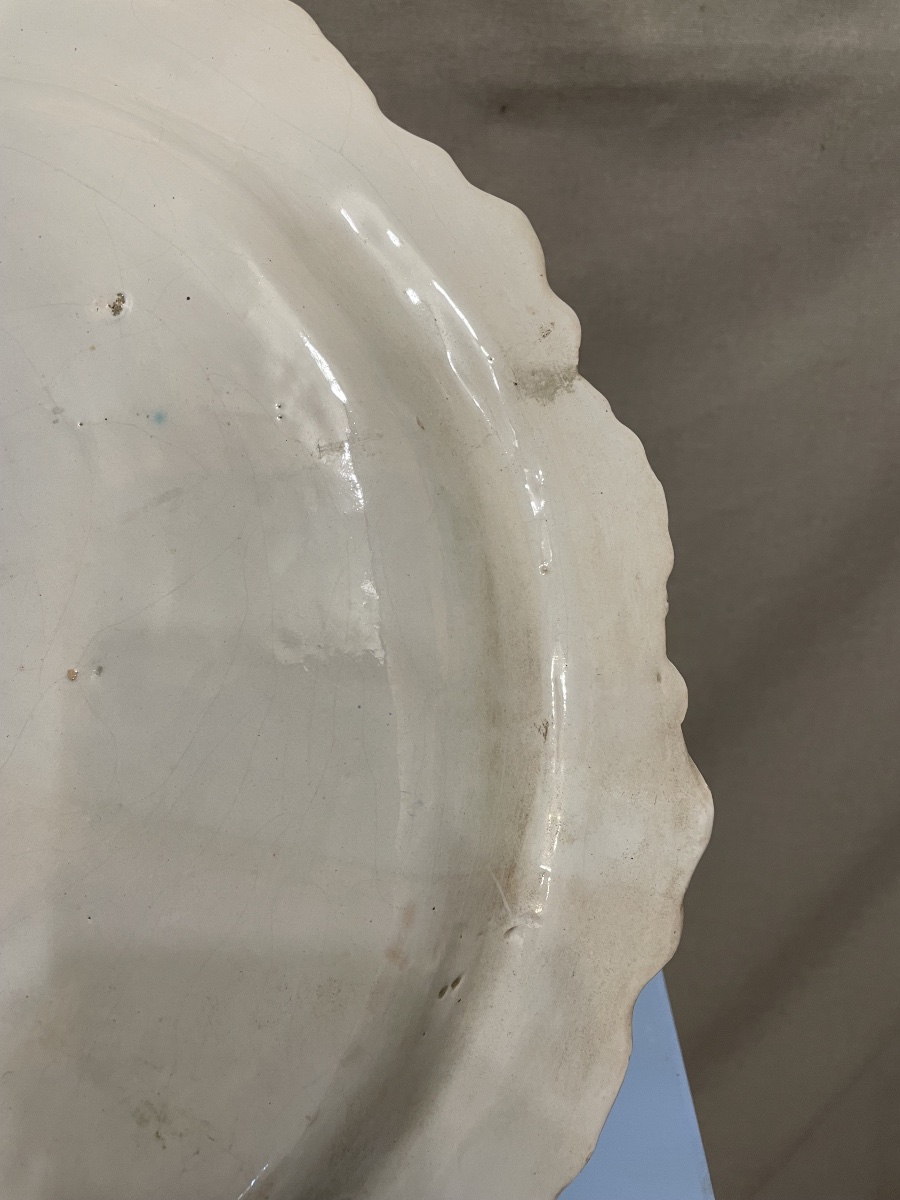 Large Plate, Made In Savona, 19th Century-photo-3