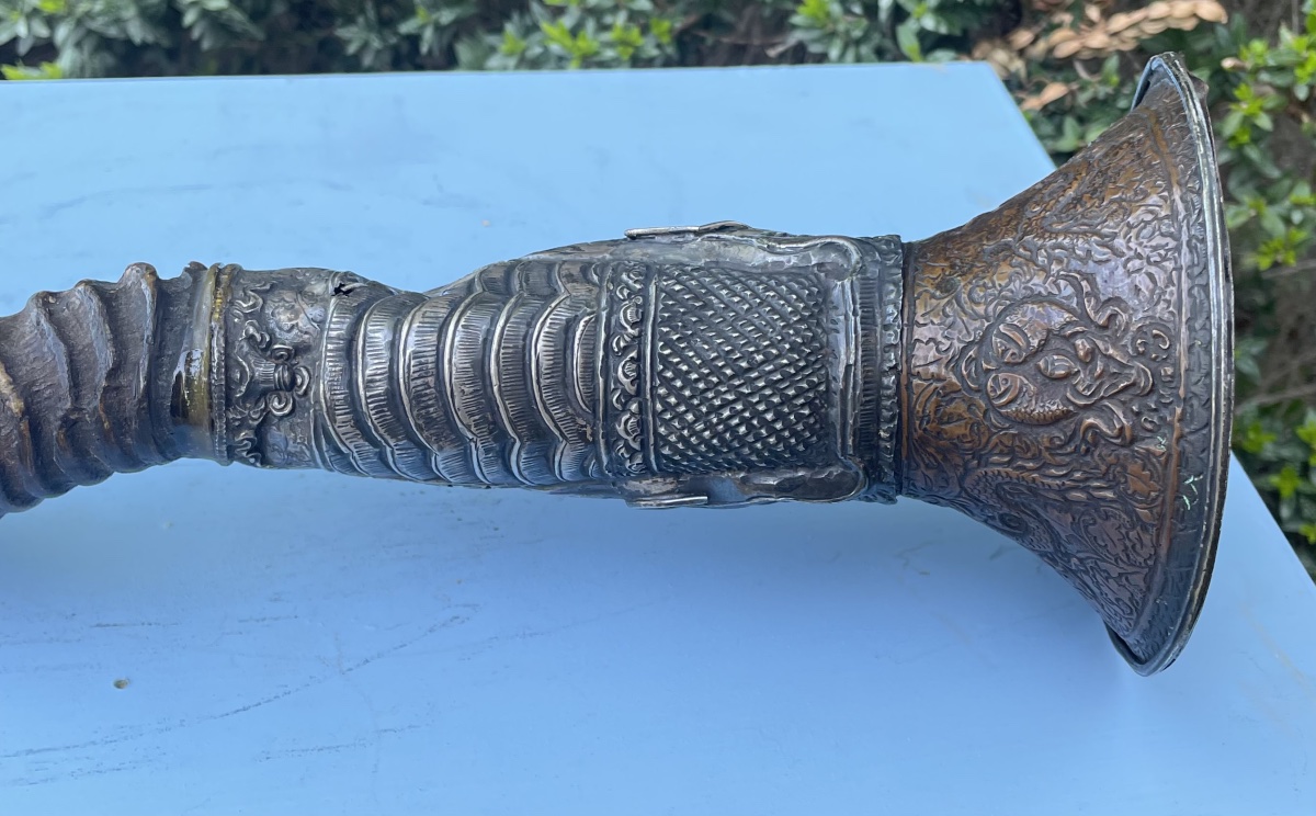 Tibetan Trumpet Or Ddang Dung, 19th Century-photo-2