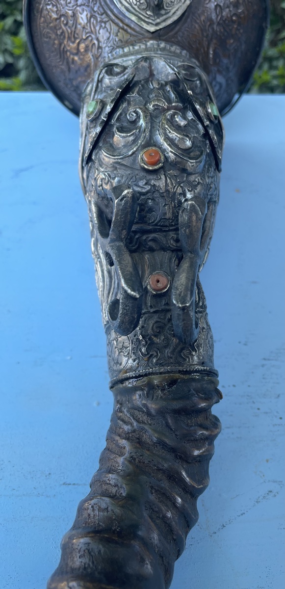 Tibetan Trumpet Or Ddang Dung, 19th Century-photo-4