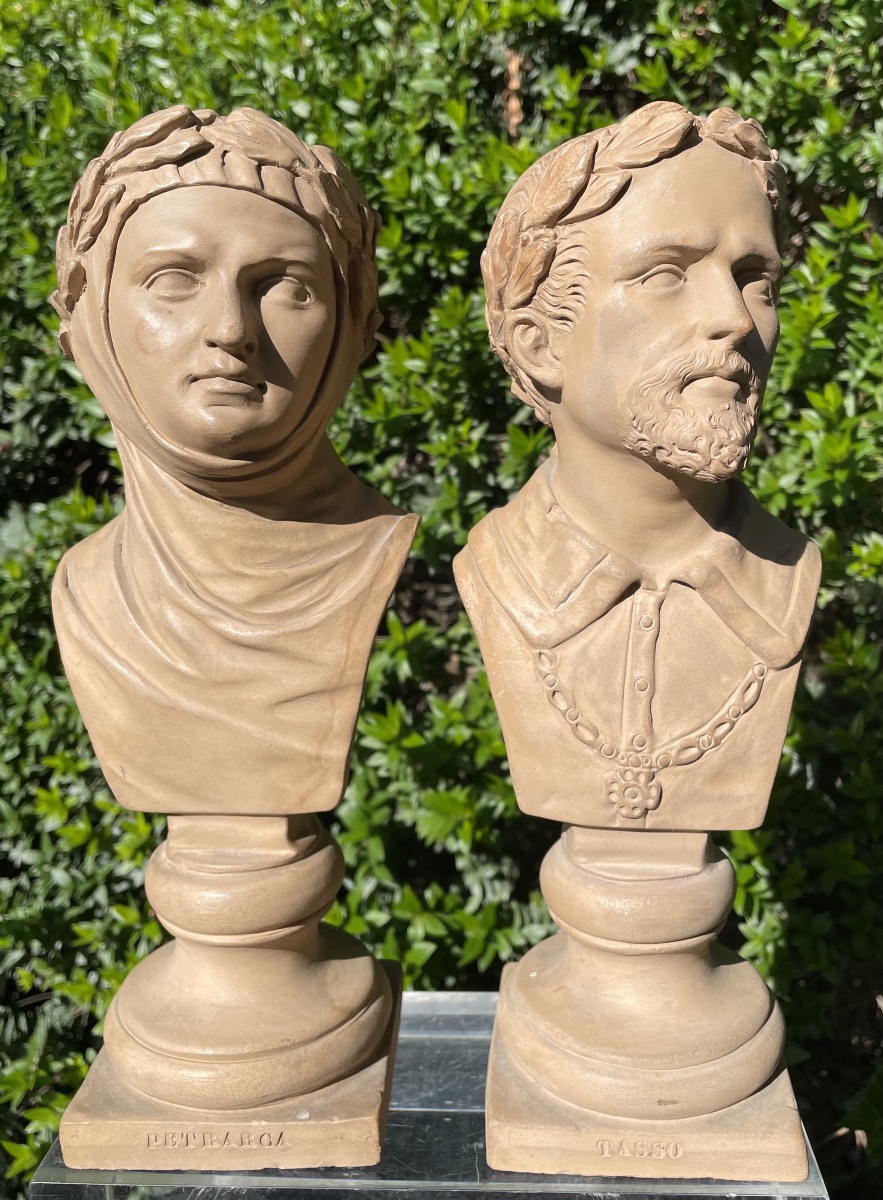 Pair Of Sculptures By Giorgio Sommer, 19th Century-photo-3