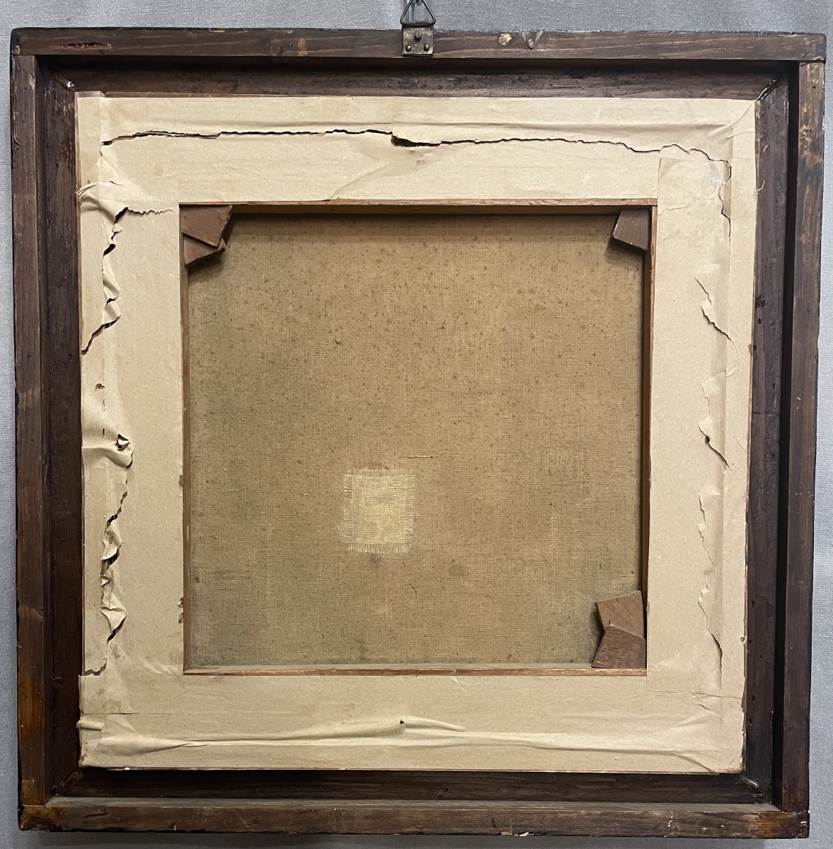 Peinture à l'huile sur toile représentant la côte de Capri, par W. Wellers, XXe siècle.-photo-3