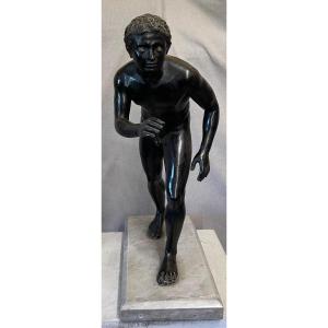 Bronze Sculpture Runner 19th Century