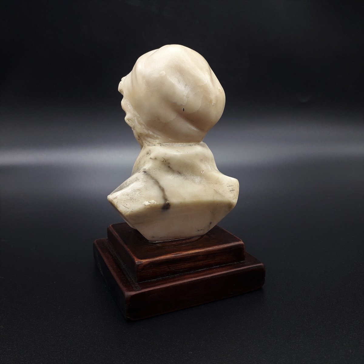 Bust Of Alabaster Girl-photo-4