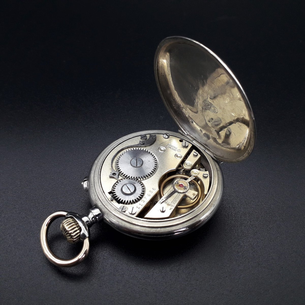 Pocket Watch With Automaton, 1920-photo-2