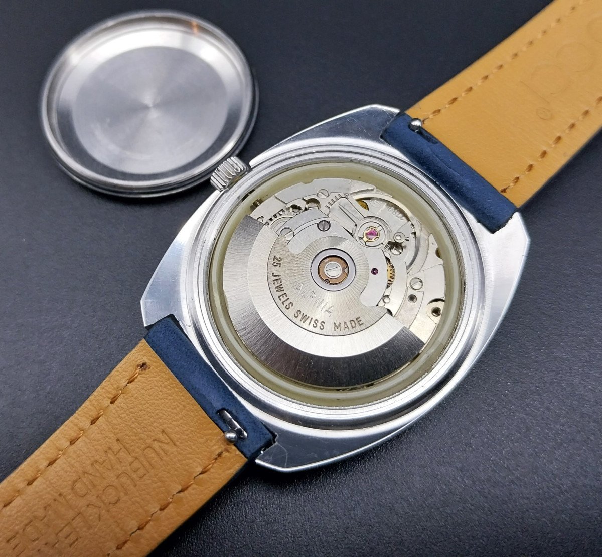 Alpina Automatic Watch  1970s. -photo-3