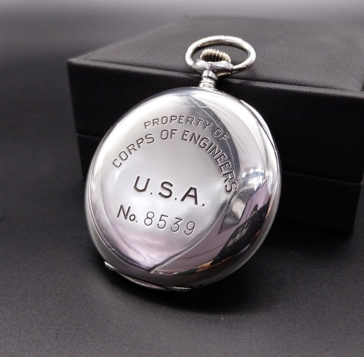 Rare Ulysse Nardin Pocket Watch , Corps Of Engineers, Usa, 1918-photo-3