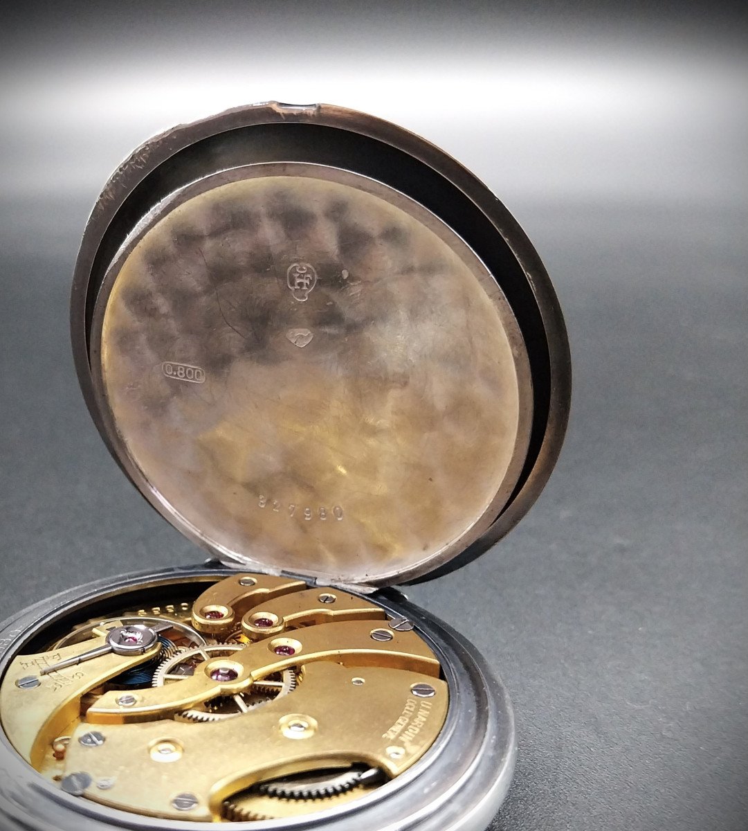 Rare Ulysse Nardin Pocket Watch , Corps Of Engineers, Usa, 1918-photo-2