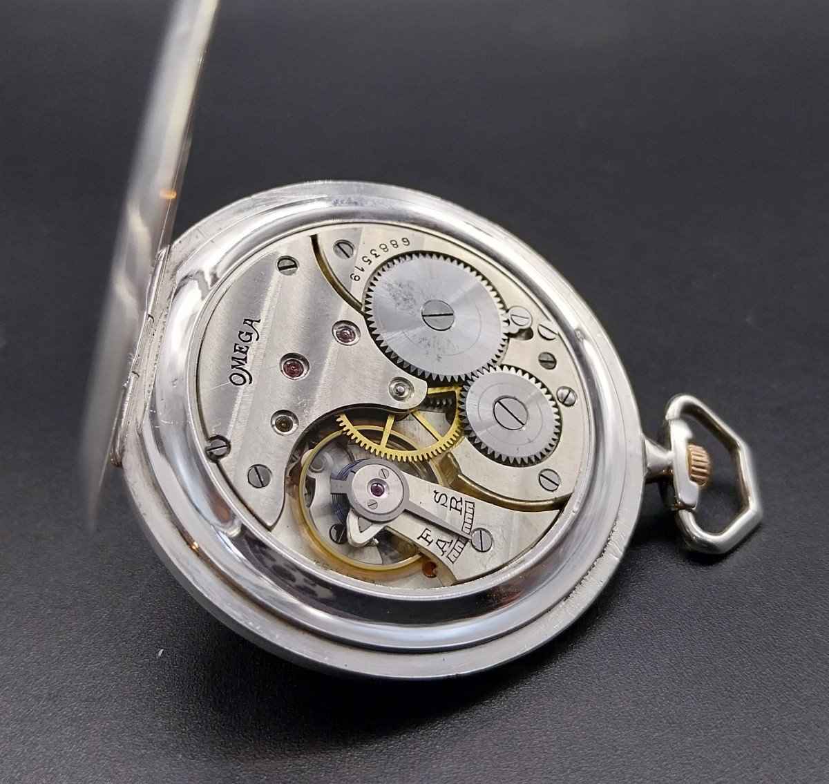 Omega Art Decò Pocket Watch, Circa 1928.-photo-2