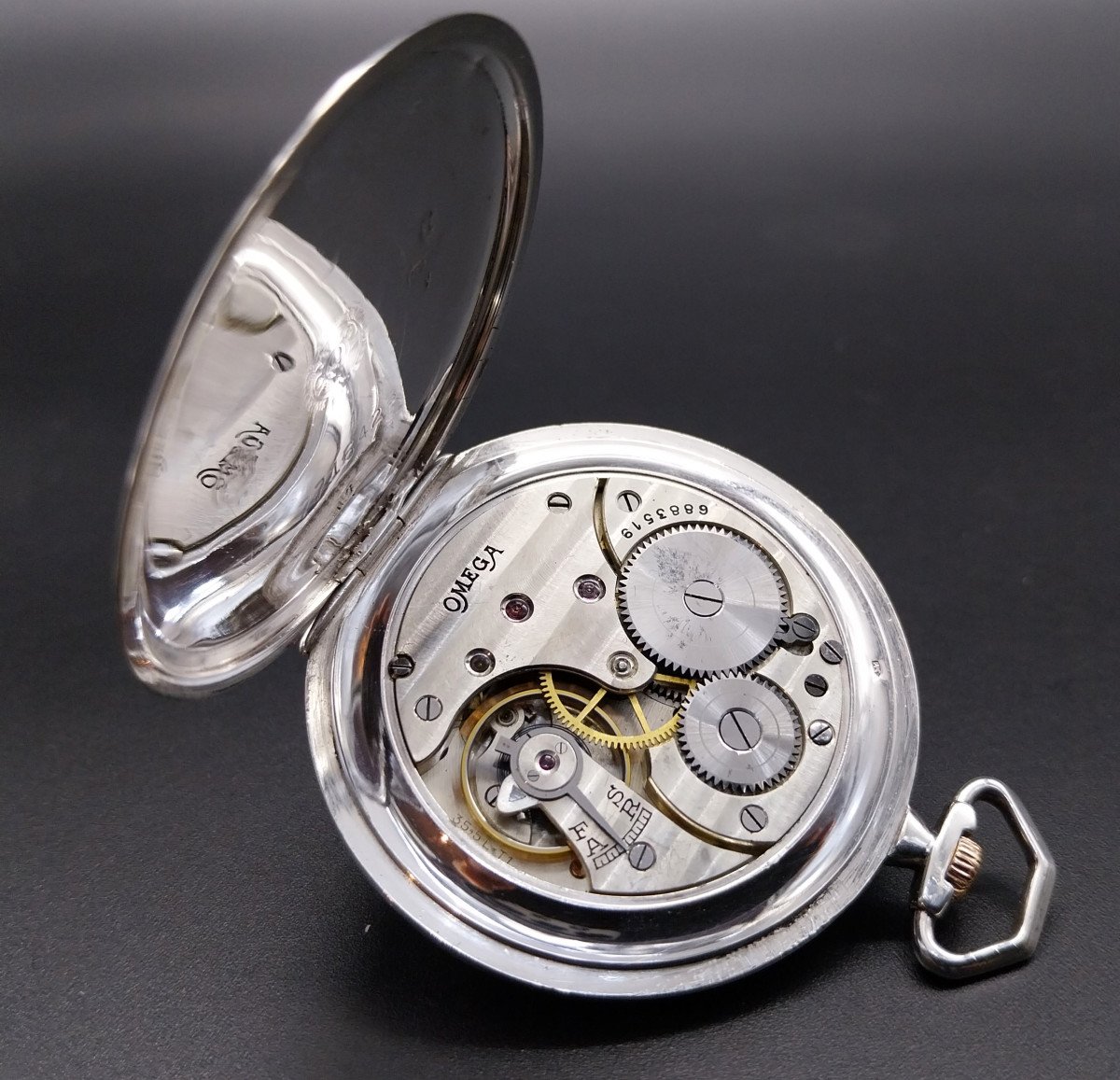 Omega Art Decò Pocket Watch, Circa 1928.-photo-3