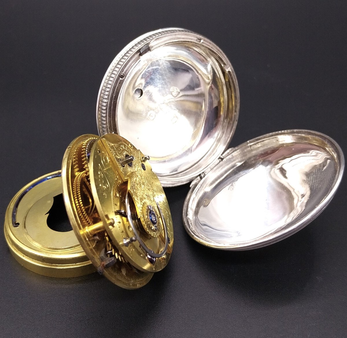 Rare Litherland & Co Full Hunter Pocket Watch With Rack Lever Escapement, 1811-photo-7