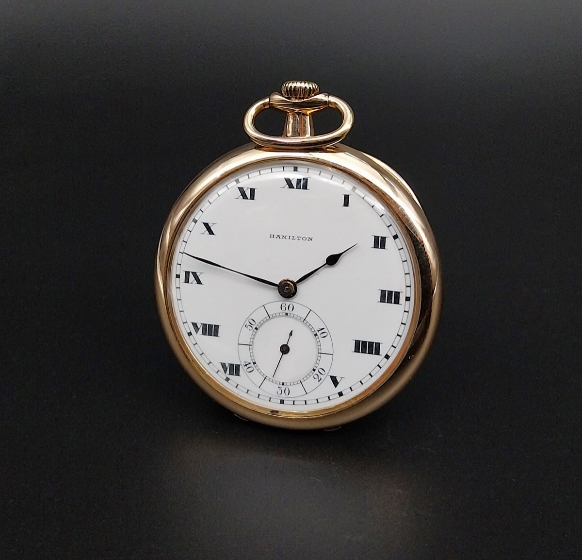 American Pocket Watch Hamilton Watch Co, 1921.-photo-2