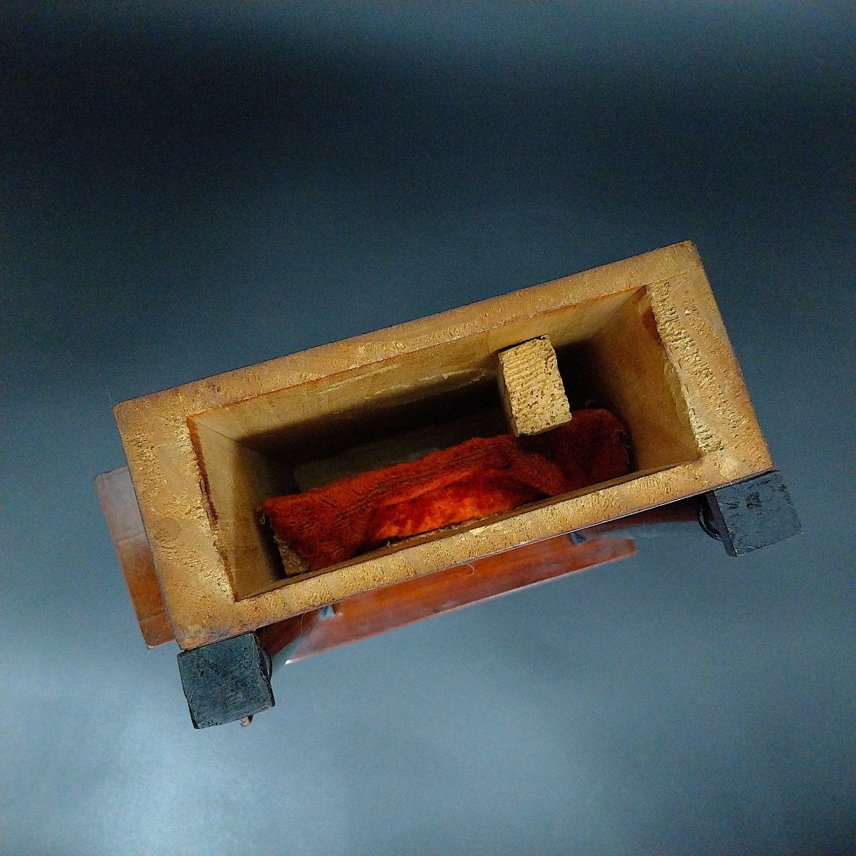 Pocket Watch Holder In Mahogany,  Empire Era , 19th Century-photo-2