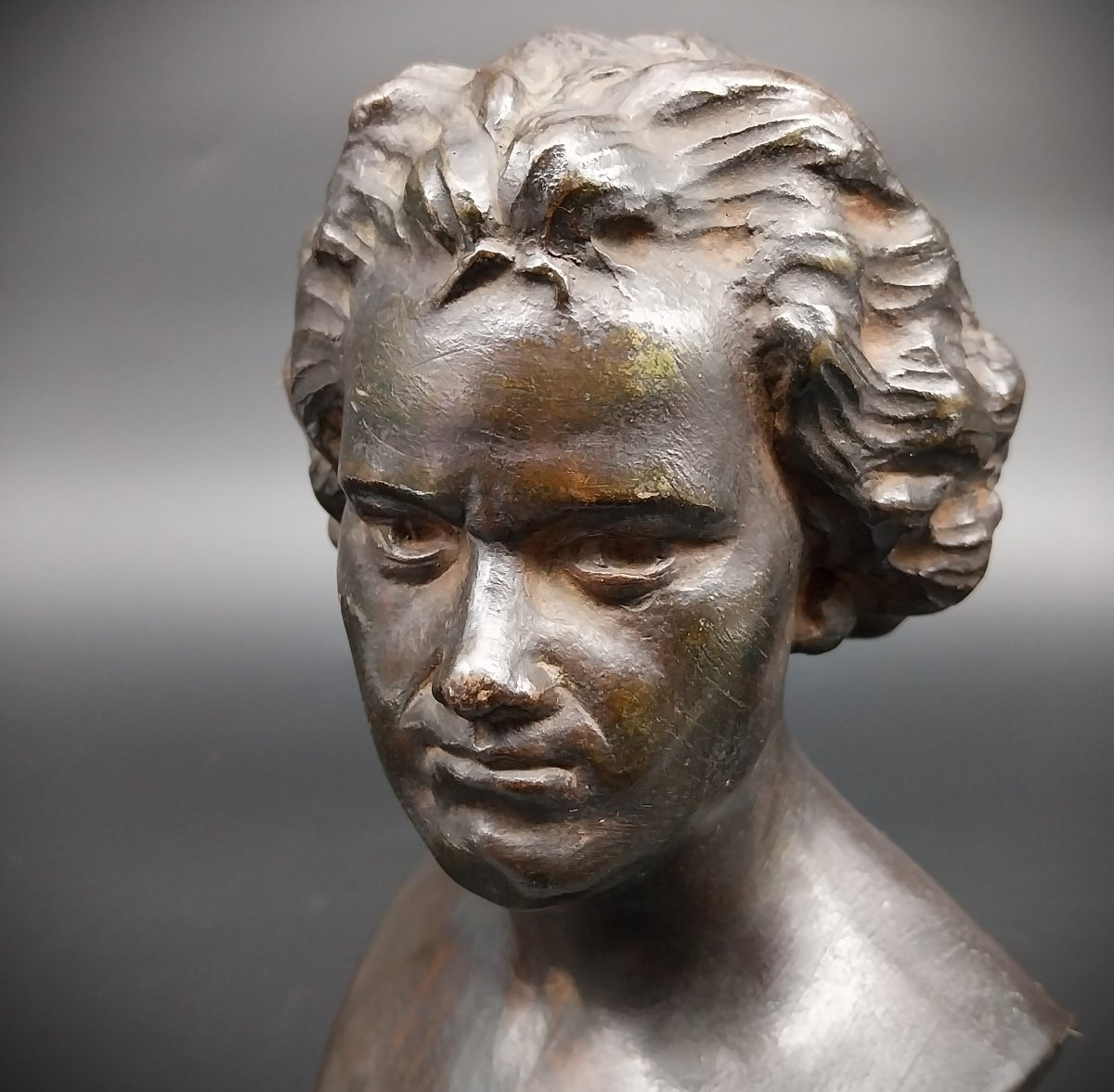 Beethoven Bust, Sculpture, Manifattura Signa, 1900-photo-2