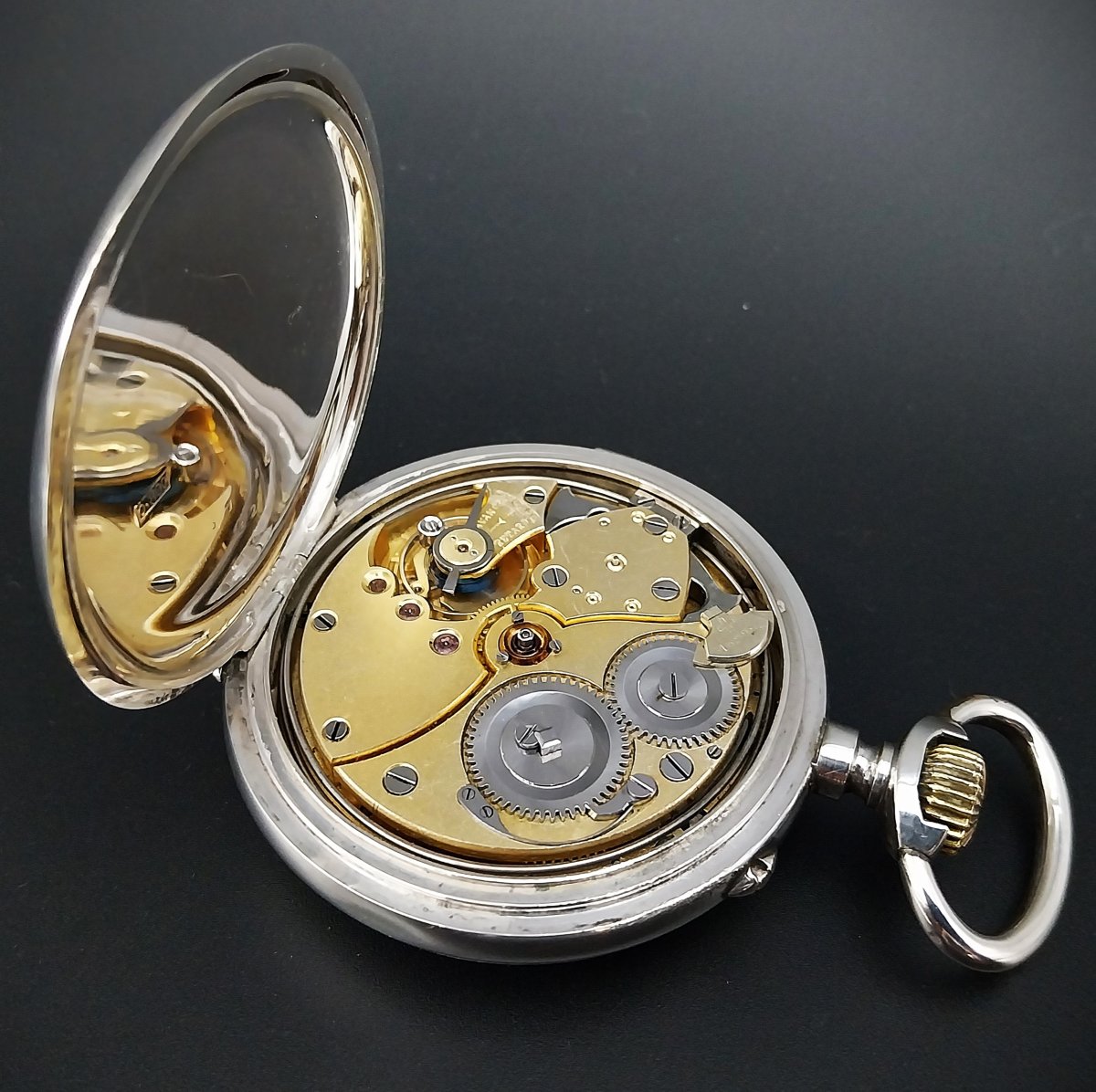 Montre Gousset à Répétition Heures Et Quarts, Le Roy Locle, 1900-photo-7