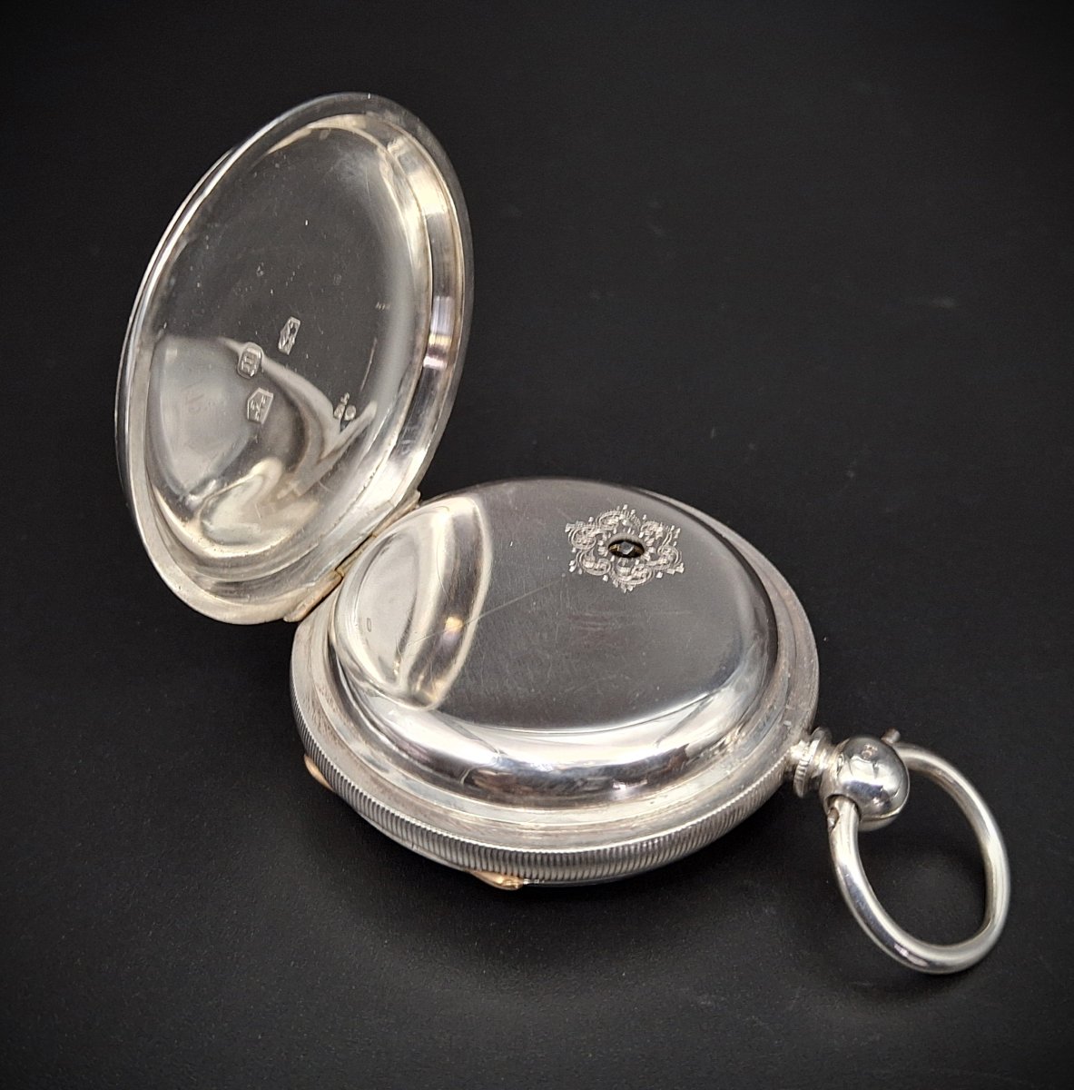 Fusee Pocket Watch  "w.h. Edwards" 1883-photo-2