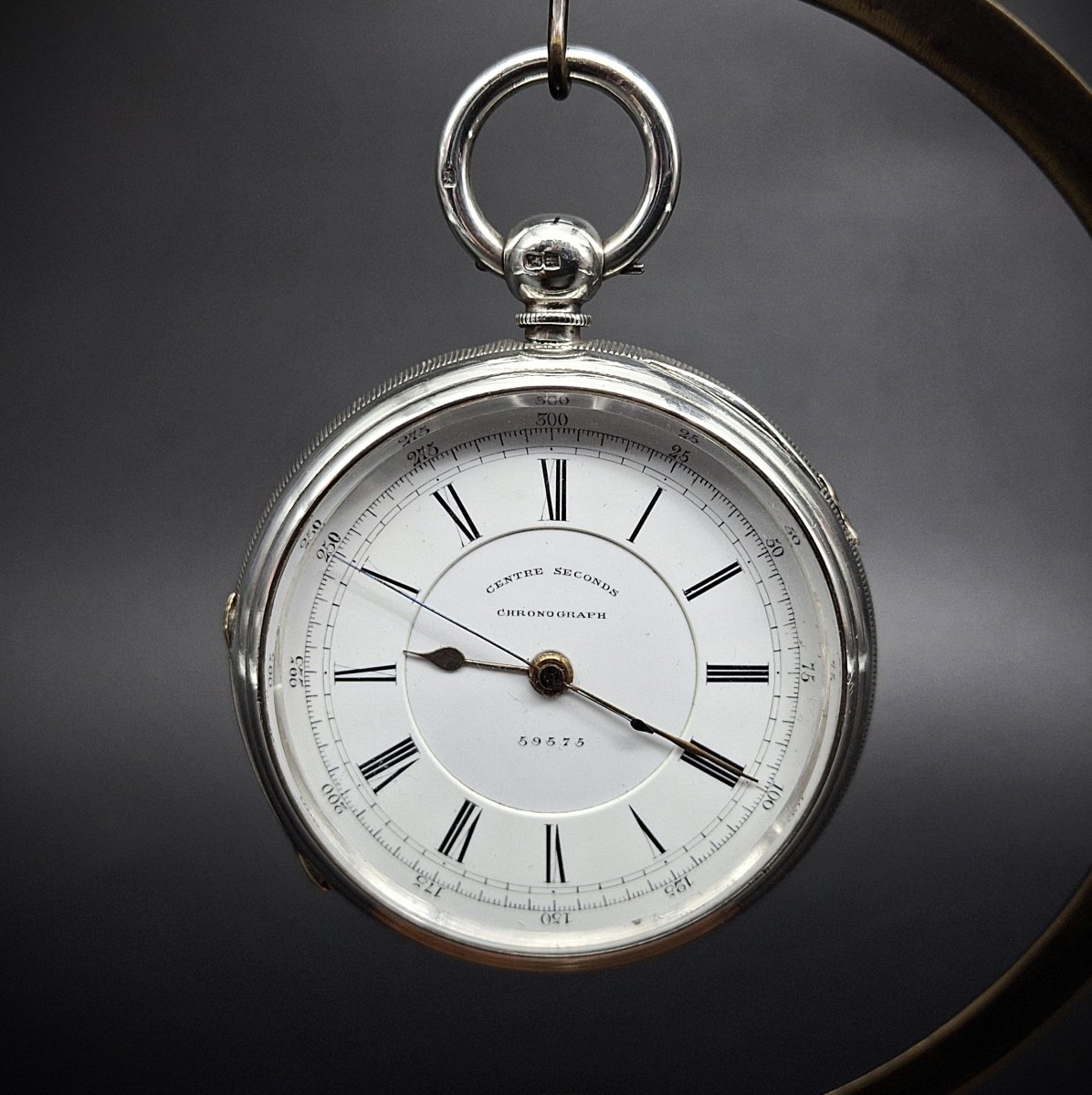 Pocket Watch  "robert Davies & Son" With Centre Seconds Chronograph. 1884-photo-2