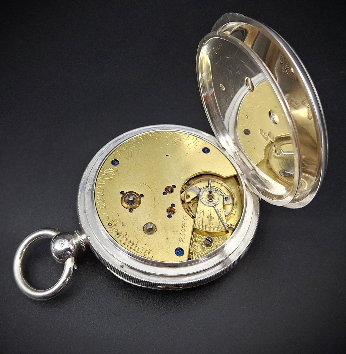 Pocket Watch  "robert Davies & Son" With Centre Seconds Chronograph. 1884-photo-4
