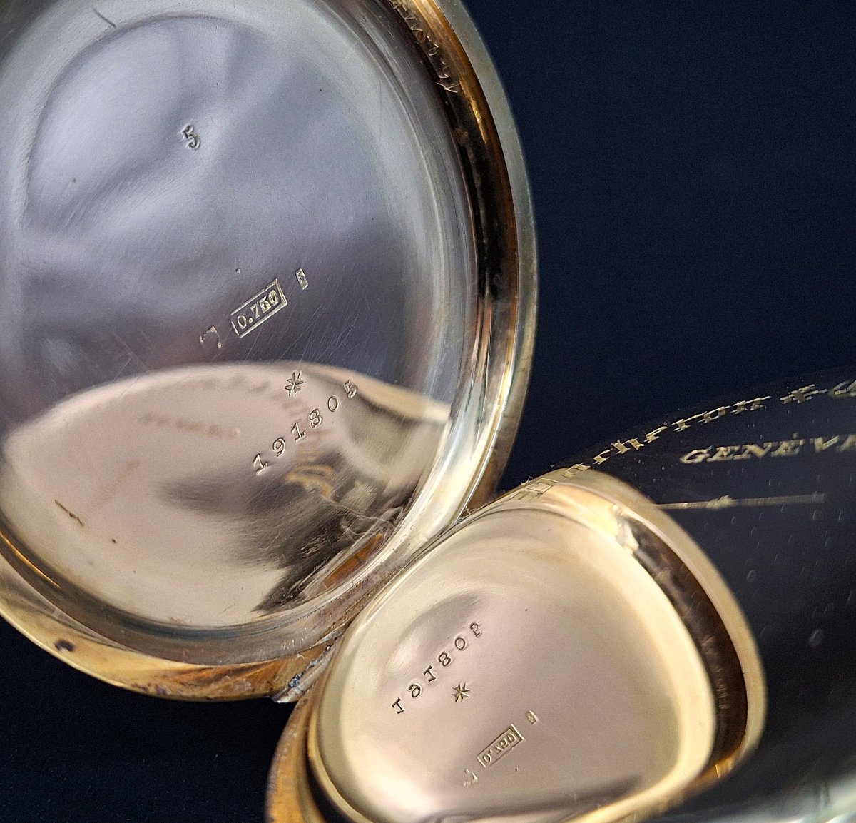 Montre Gousset En Or Vacheron & Constantin, 1908 -photo-2