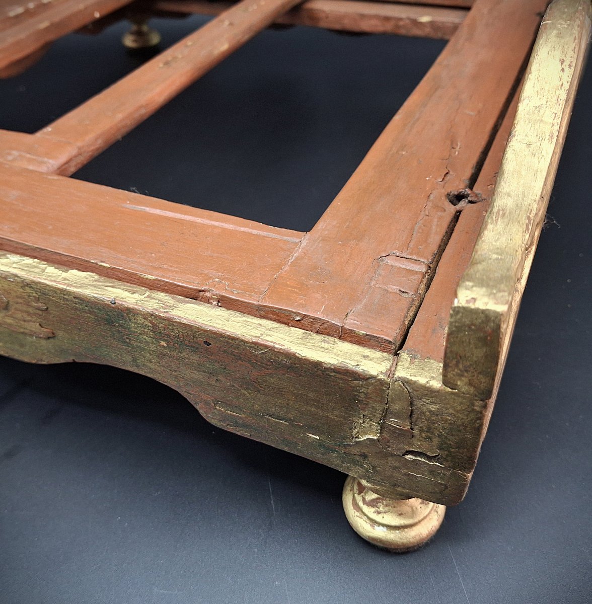 Lutrin en bois doré, 19ème siècle-photo-4