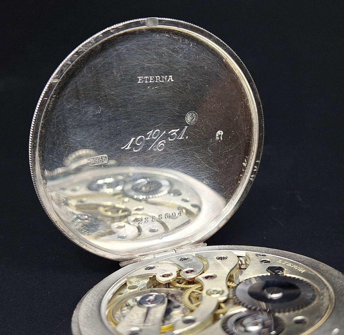 Eterna Chronometre Pocket Watch , 1930-photo-2