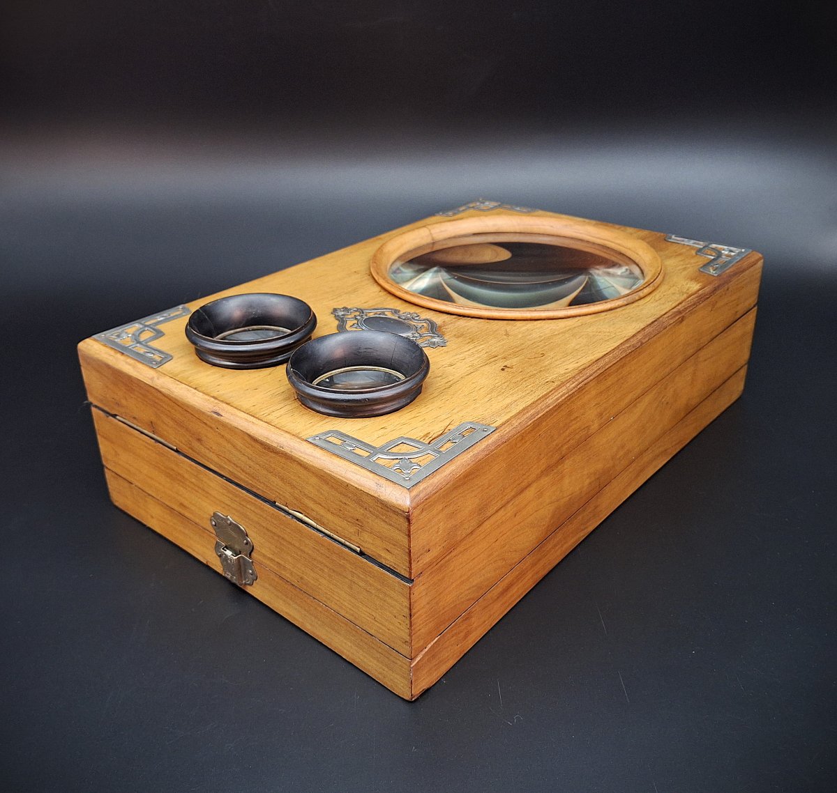 Grande Loupe, Visionneuse, Graphoscope, 19ème Siècle -photo-2