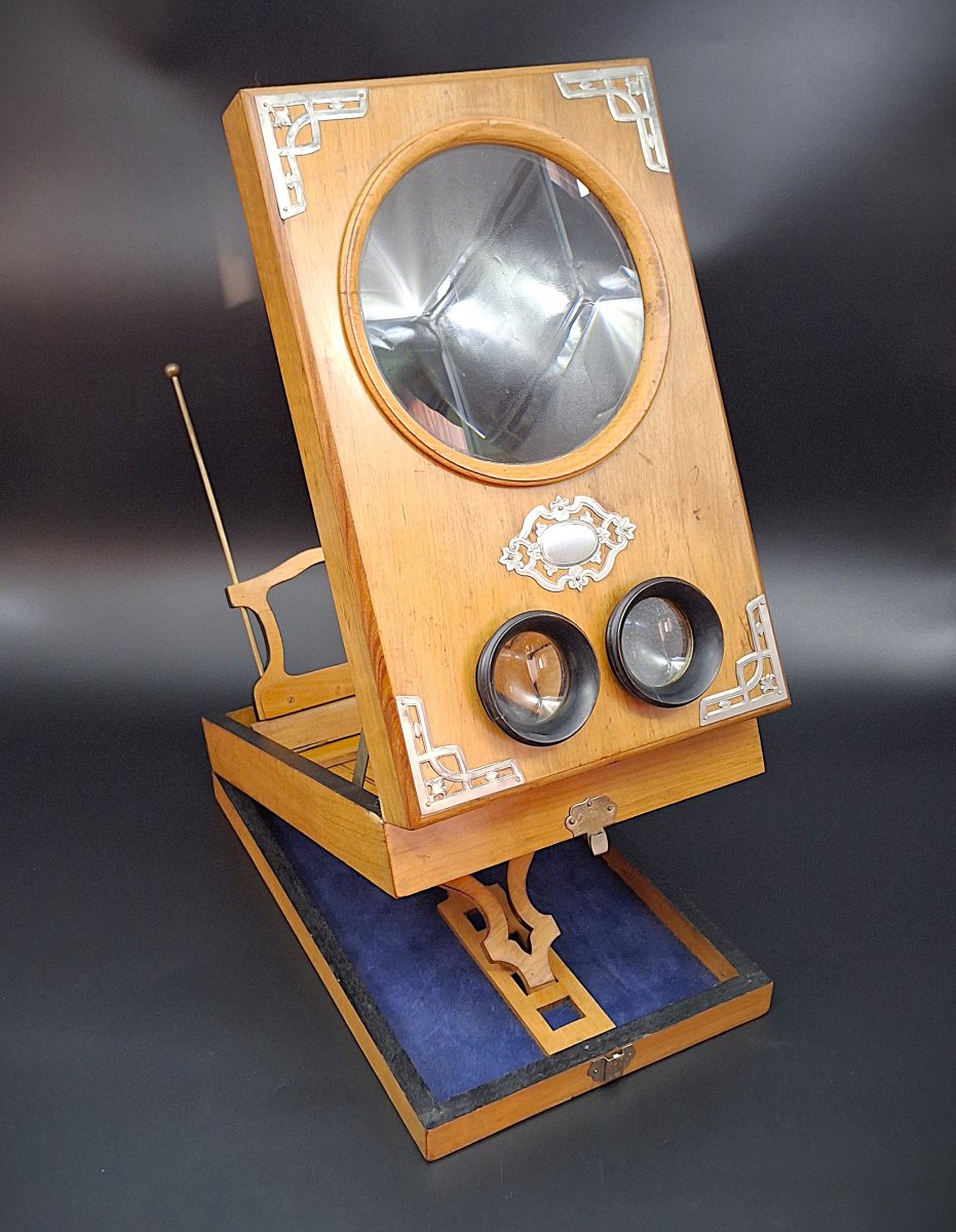 Grande Loupe, Visionneuse, Graphoscope, 19ème Siècle -photo-4