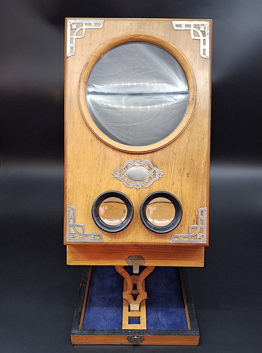 Grande Loupe, Visionneuse, Graphoscope, 19ème Siècle -photo-6