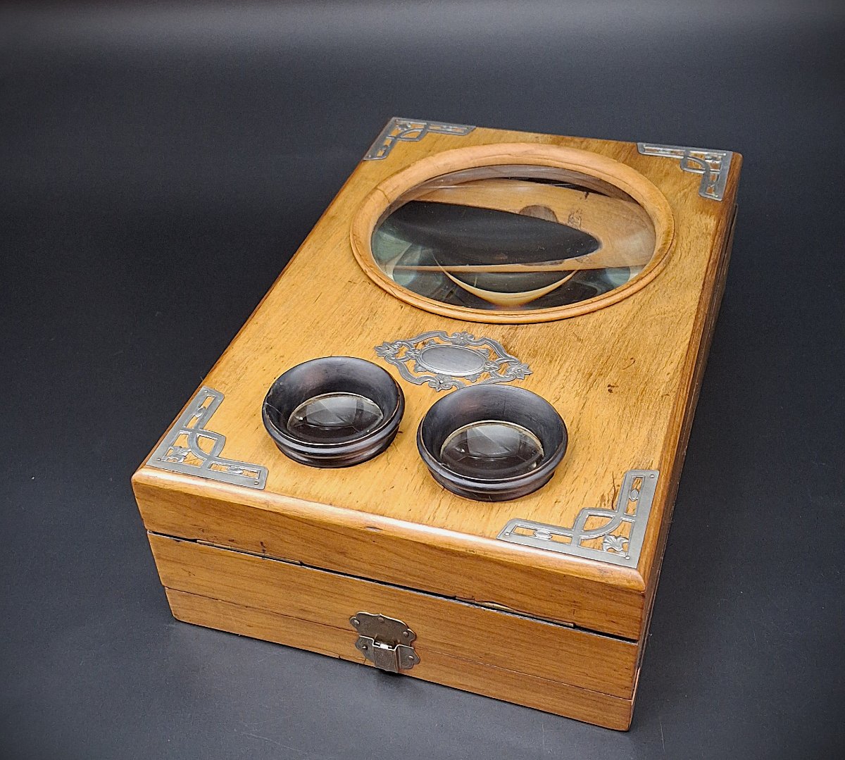 Grande Loupe, Visionneuse, Graphoscope, 19ème Siècle -photo-8