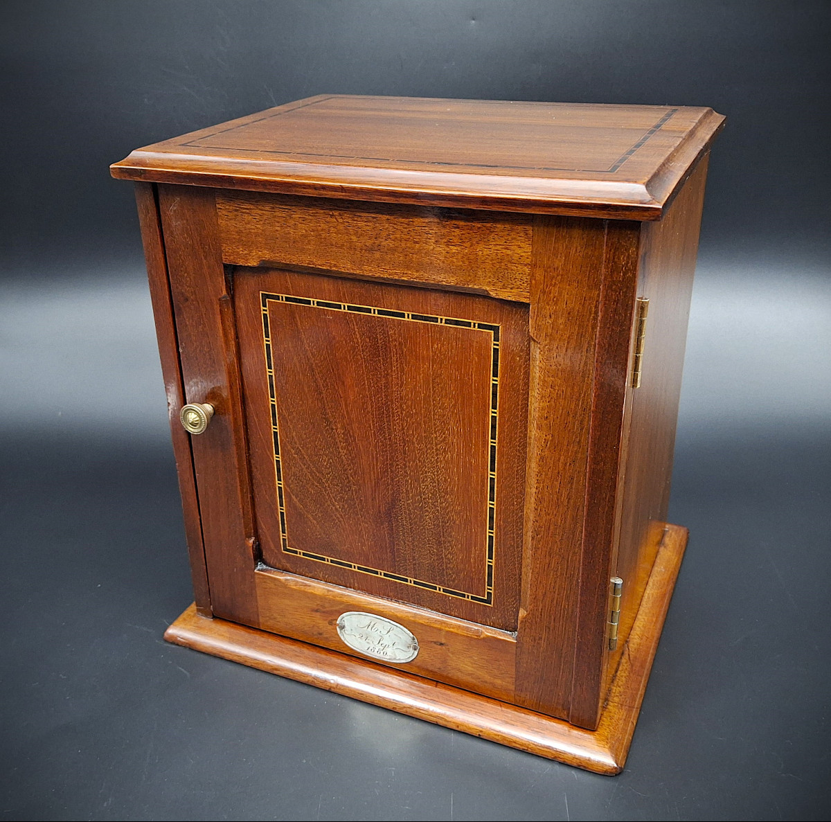 Antique Pipe Holder, Smoking Box-photo-3