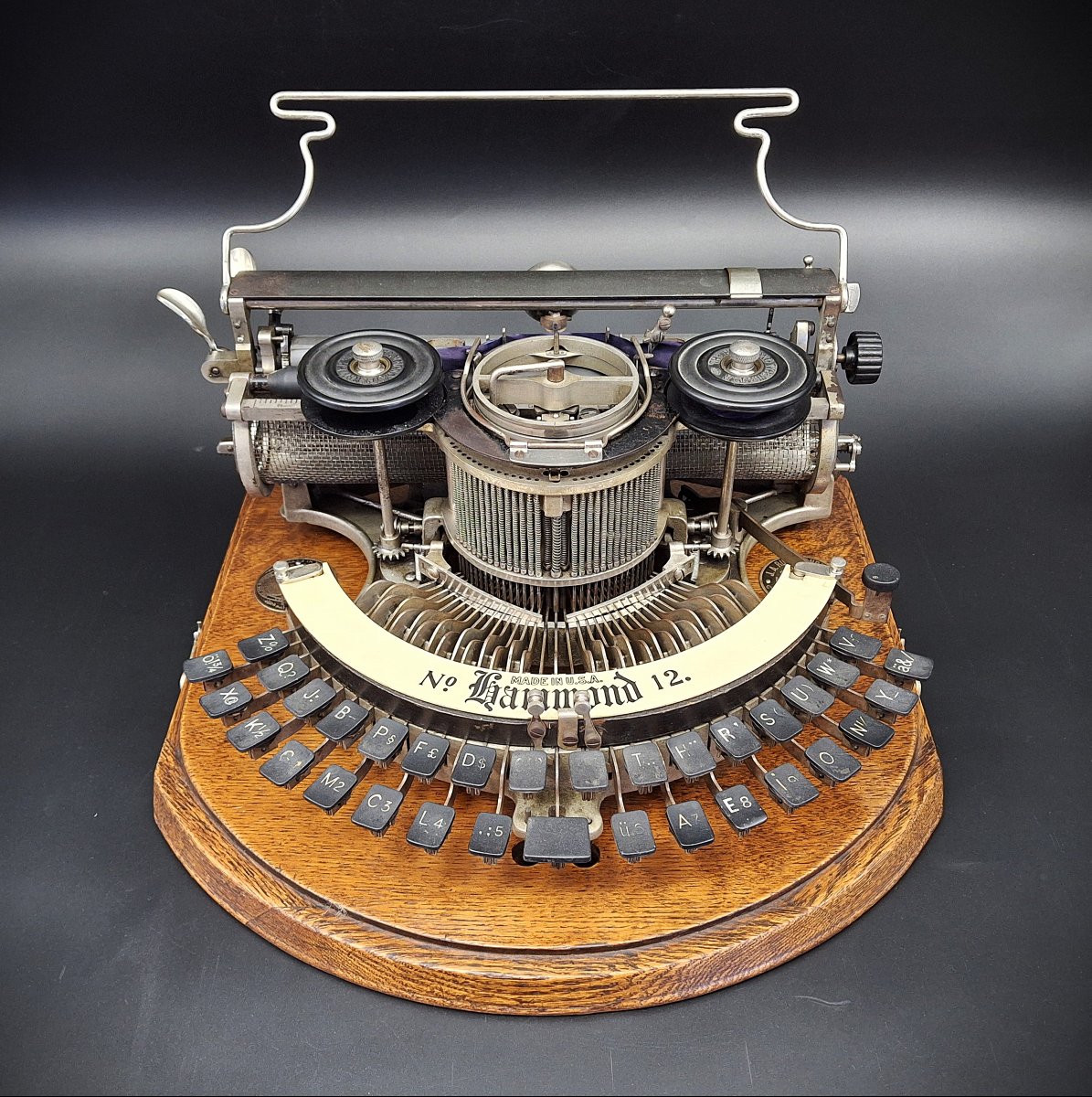 Hammond Typewriter, Model 12 Half-moon, 1905-photo-2