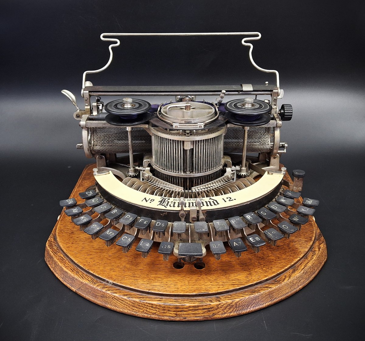 Hammond Typewriter, Model 12 Half-moon, 1905-photo-3