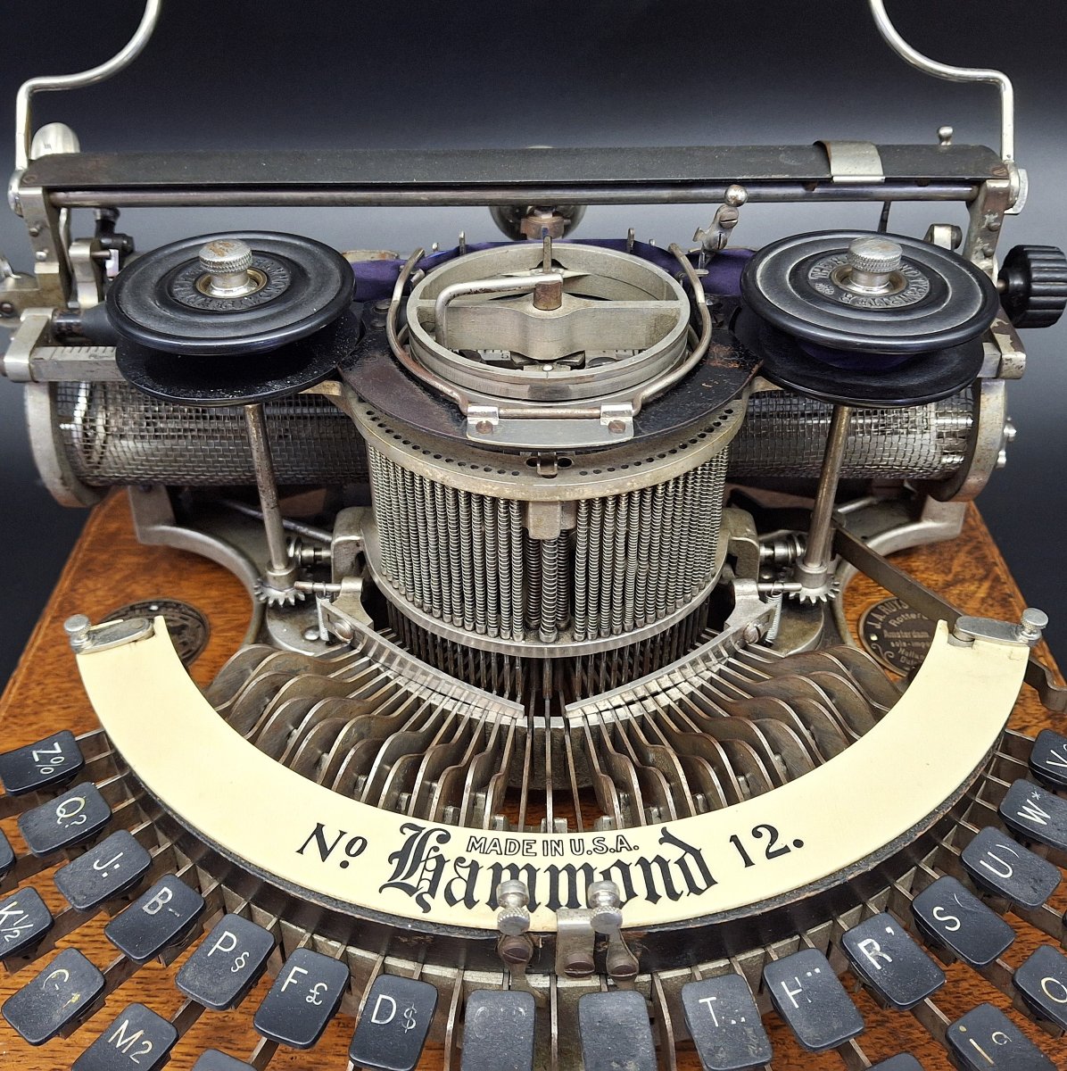 Hammond Typewriter, Model 12 Half-moon, 1905-photo-4