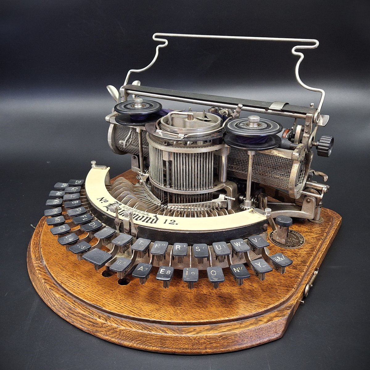 Hammond Typewriter, Model 12 Half-moon, 1905-photo-2