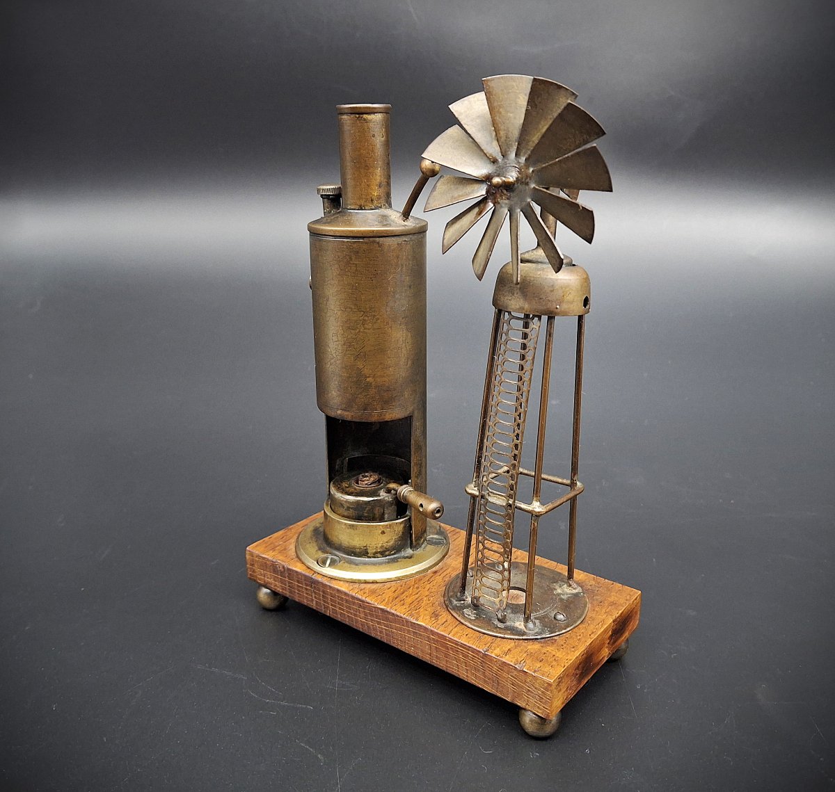 Antique Steam Model, Scientific Instrument, XIX Century -photo-3