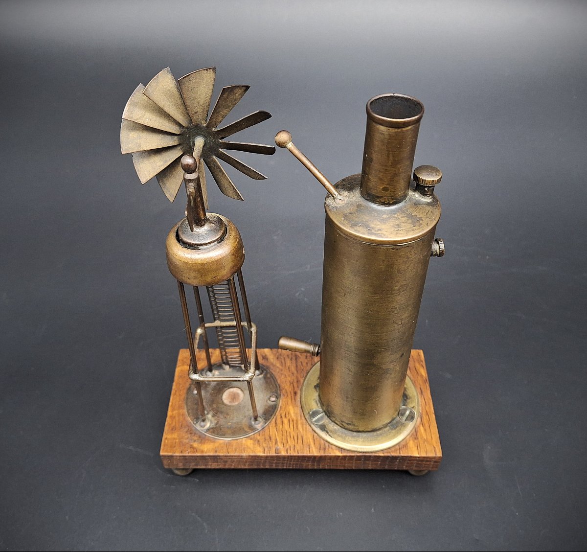 Antique Steam Model, Scientific Instrument, XIX Century -photo-4