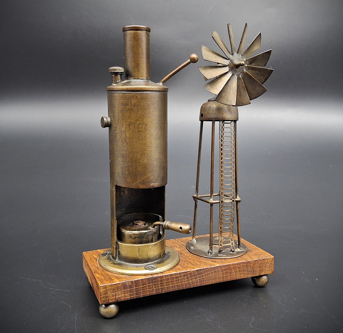 Antique Steam Model, Scientific Instrument, XIX Century -photo-4