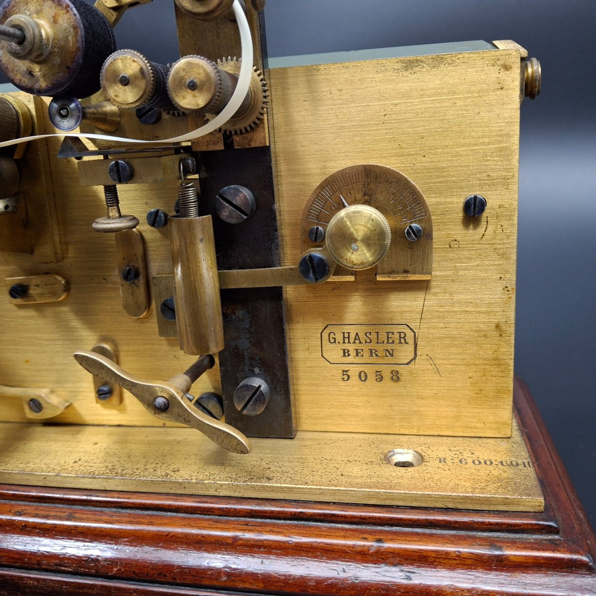 Enregistreur, Récepteur Télégraphe Morse, G. Hasler-photo-2