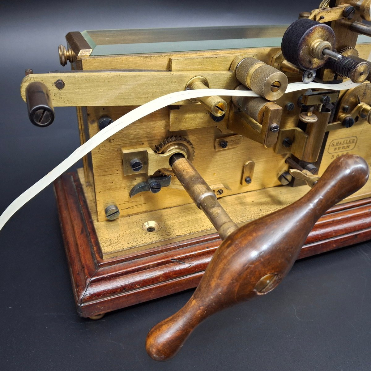 Enregistreur, Récepteur Télégraphe Morse, G. Hasler-photo-3