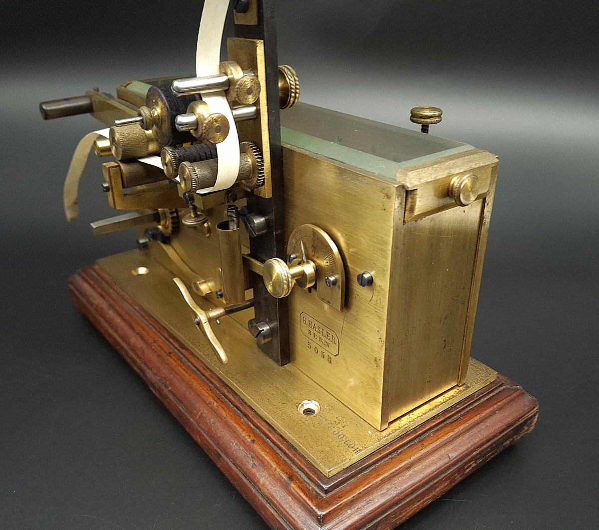 Enregistreur, Récepteur Télégraphe Morse, G. Hasler-photo-1