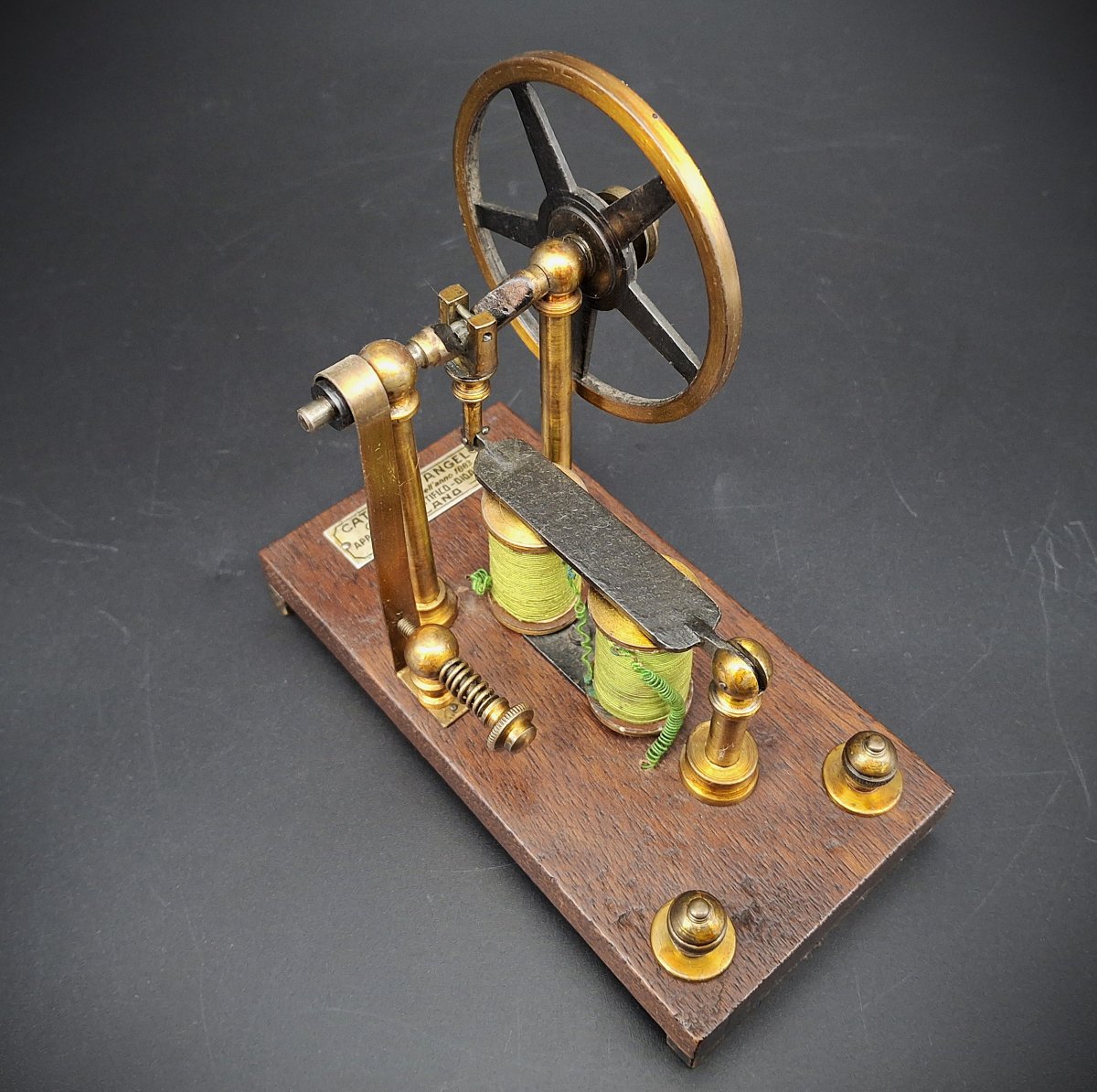 Modèle didactique de moteur électrique, Cattaneo Angelo. 1900-photo-1