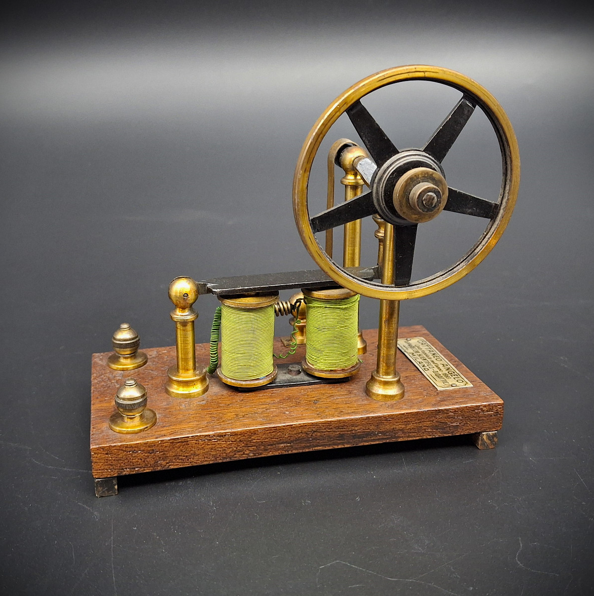 Modèle didactique de moteur électrique, Cattaneo Angelo. 1900