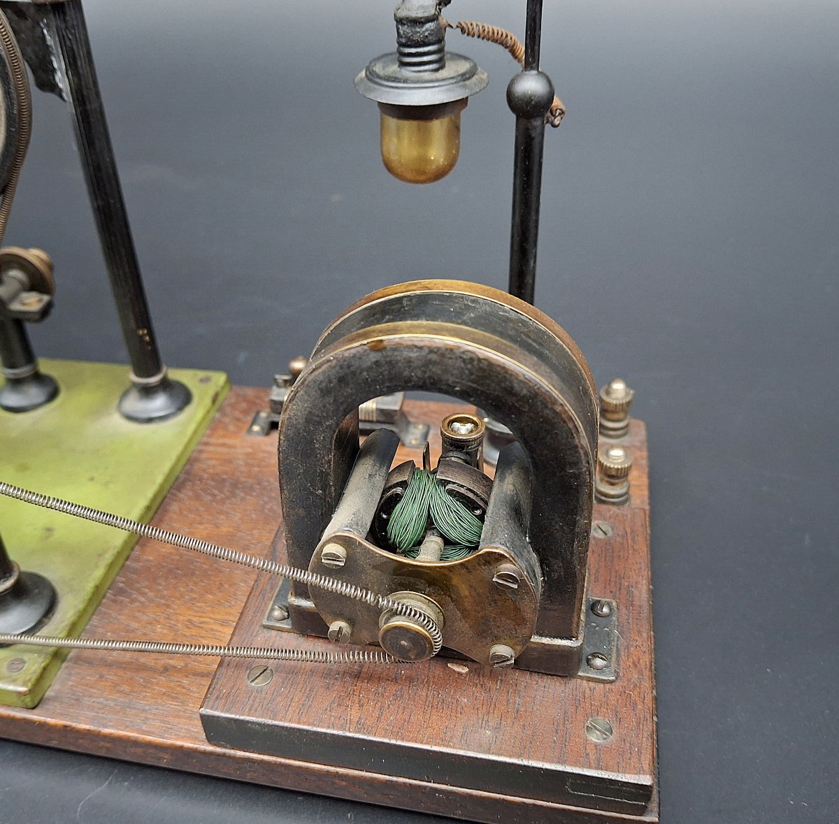 Antique Electric Motor, Didactic Model, 1900-photo-4