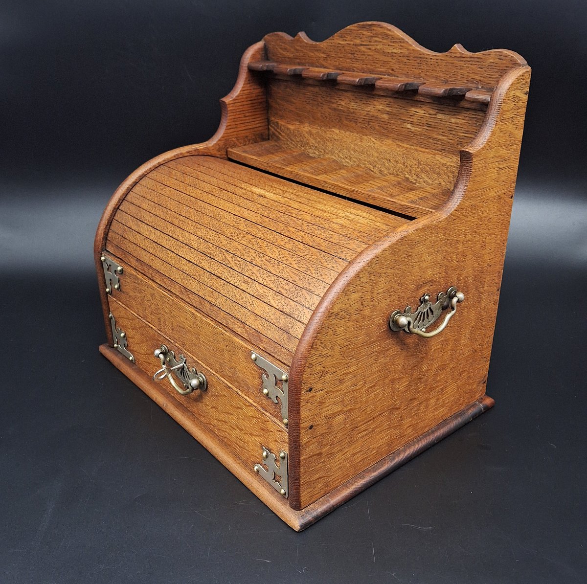 Boîte à tabac porte-pipe à rideau coulissant-photo-3