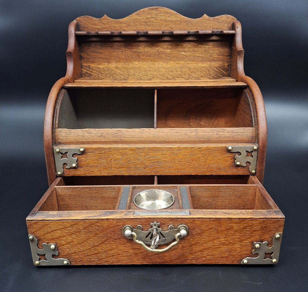 Boîte à tabac porte-pipe à rideau coulissant-photo-3