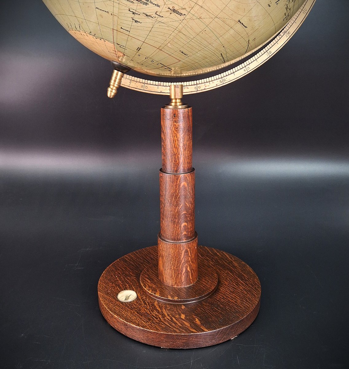 Large Columbus Terrestrial Globe, 1930.-photo-2